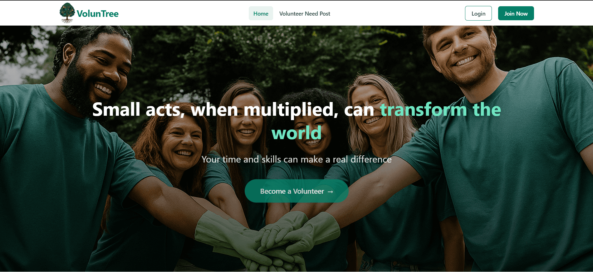 VolunTree – Volunteer Management Platform