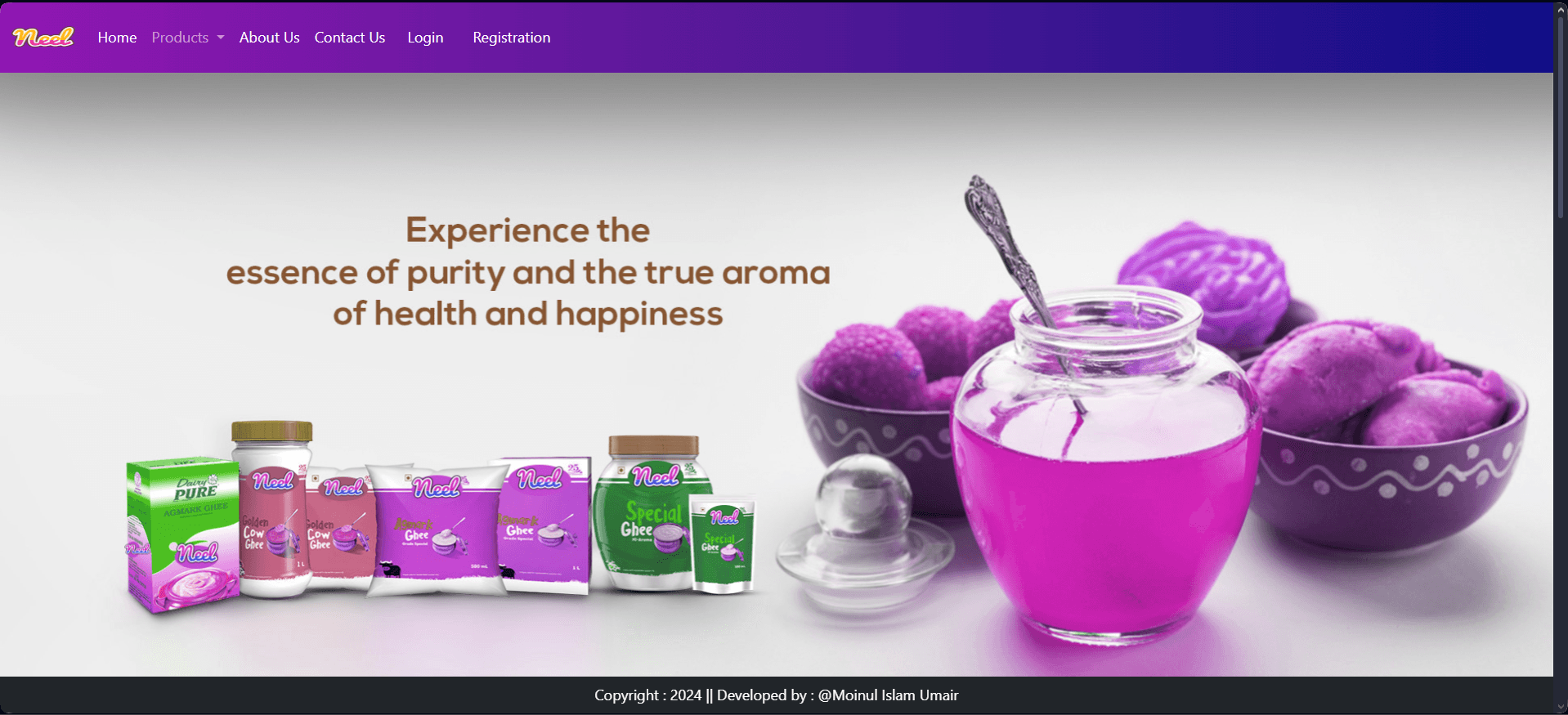 MilkeyWay Hub – E-commerce Website project screenshot